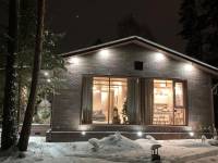 Панарамное остекление дома в поселке Патроны