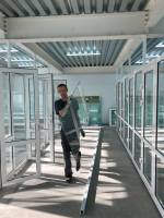 Изготовление и установка перегородок и входных групп в бизнес-центре