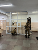 Пост охраны для школы в г. Зима